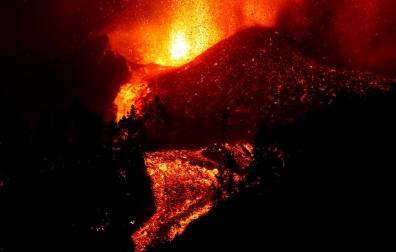 Fotos de la erupción del volcán Cumbre Vieja de La Palma.