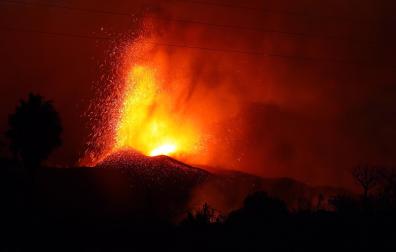 Fotos de la erupción del volcán Cumbre Vieja en La Palma.