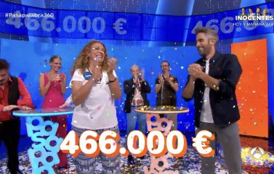 La concursante Sofía Álvarez gana el bote de `Pasapalabra