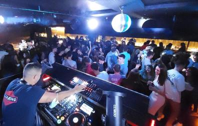 Interior de la discoteca Canalla, esta madrugadaIVÁN BENÍTEZ