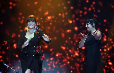 Concierto de Rozalén en el pabellón Navarra Arena de Pamplona