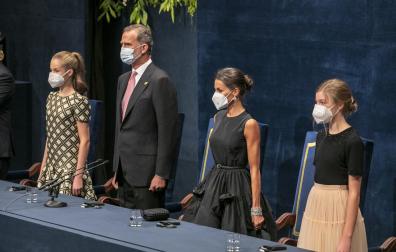 La familia real en la entrega de los Premios Princesa de Asturias