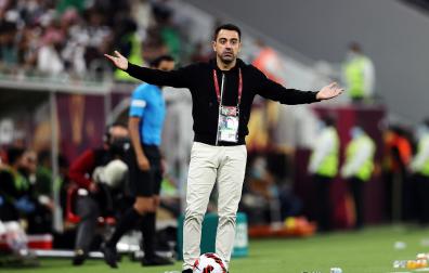 Imagen de Xavi Hernández en un encuentro con el Al Sadd contra el Al Rayyan