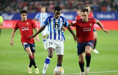 Fotos del partido Osasuna-Real Sociedad.