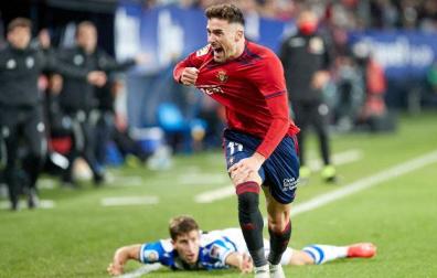 Kike Barja, en el partido contra la Real