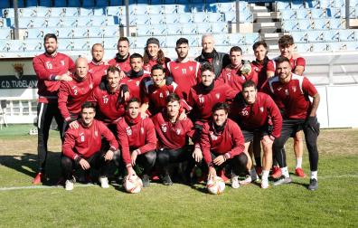 Los jugadores del Tudelano afrontarán un largo viaje para verse contra el Bergantiños gallego en la Copa del Rey.