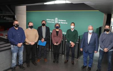 Javier Conde, Osés, Iñaxio Errandonea, Rebeca Esnaola, Moncho Urdiáin, Miguel Pozueta y Unai Iglesias