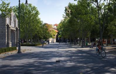 Aspecto que presentará la calle tras las obras, que comenzarán en 2022