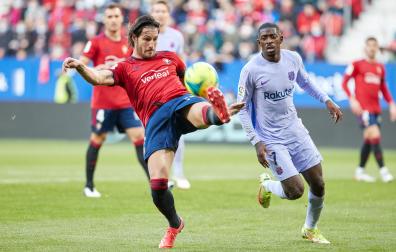 Fotos del Osasuna-Barcelona./J.P Urdiroz