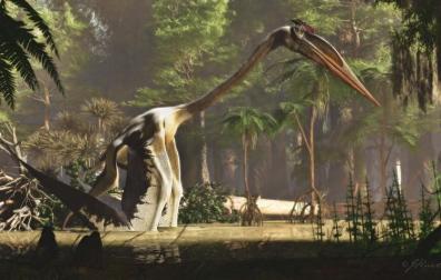 Interpretación del Quetzalcoatlus