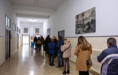 Apertura del nuevo vacunódromo en el Seminario de Pamplona