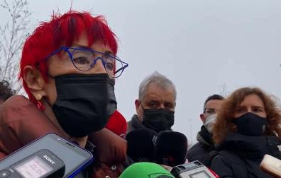 Santos Induráin, en su comparecencia de este viernes ante los medios