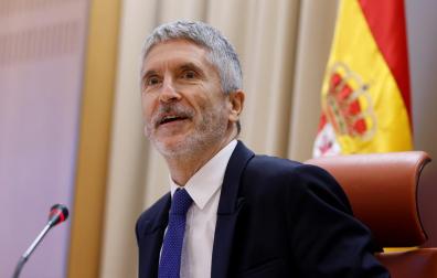 El ministro del Interior, Fernando Grande Marlaska, este viernes