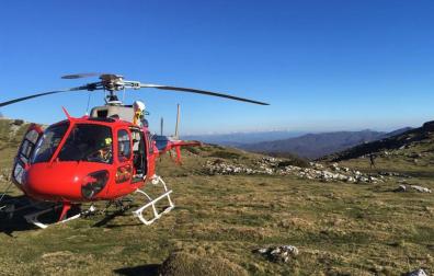 Rescate de una persona en la Sierra de Aralar