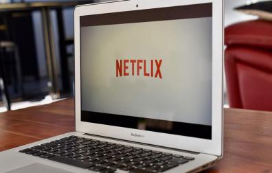 Un ordenador con Netflix