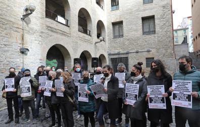 Los hosteleros se han manifestado este martes contra las restricciones