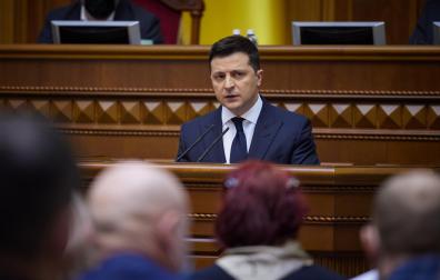 Volodimir Zelenski, presidente de Ucrania

PRESIDENCIA DE UCRANIA

01/02/2022