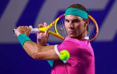 Rafa Nadal, en el Abierto Mexicano de Tenis en Acapulco