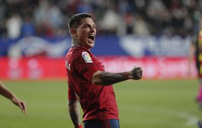Chimy Ávila, autor del primer gol del partido