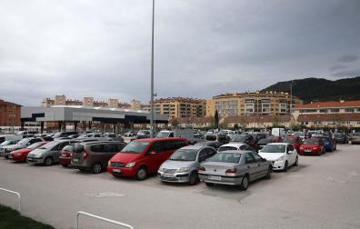 Imagen del parking de la Rochapea