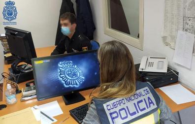 Investigadores de la Policía Nacional