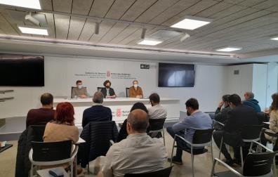 Asistentes a la sesión extraordinaria del Consejo Agrario por la subida de precios