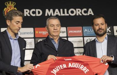 Javier Aguirre, en su presentación como nuevo entrenador del Mallorca