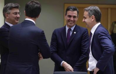 Pedro Sánchez, en la cumbre de líderes europeos