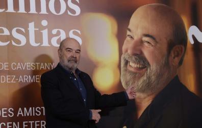Antonio Resines, durante la presentación de su nueva serie