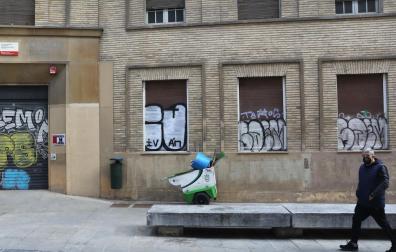 Calle Descalzos, en el Casco Viejo de Pamplona