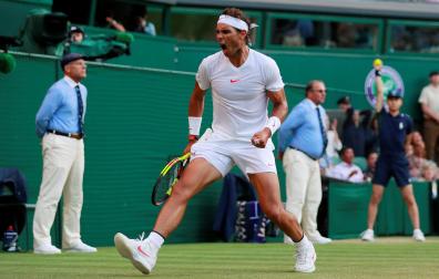 Imagen de archivo de Nadal en Wimbledon