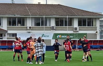 Imagen del partido del Osasuna Femenino de este domingo