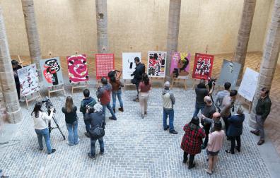 Exposición de los 10 carteles finalistas para San Fermín 2022