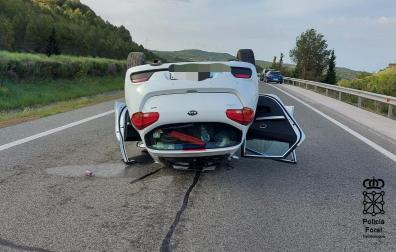 Estado en el que ha quedado el vehículo tras el accidente