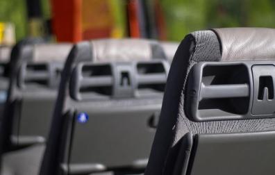 Imagen de archivo del interior de un autobús