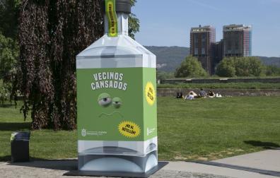 La botella que ha sido vandalizada ha sido la situada en la Vuelta del Castillo