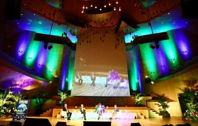 Un momento del coloquio en el que participó Enrique Maya dentro del Congreso Nacional de Parques y Jardines Públicos celebrado en Zaragoza