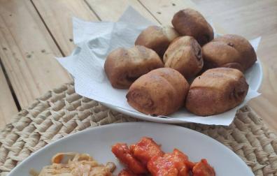 Ya os he dicho que el pan chino es clave para untar la salsa agridulce que nos sobre