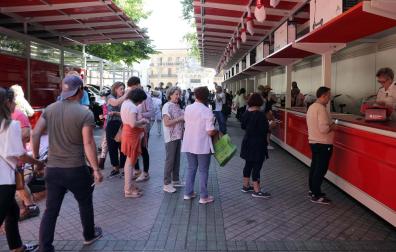 La tómbola de Cáritas se inauguró este sábado