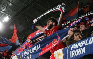 Aficionados de Osasuna en El Sadar