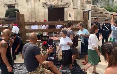 Vídeo del rodaje de la película 'La voz del sol'