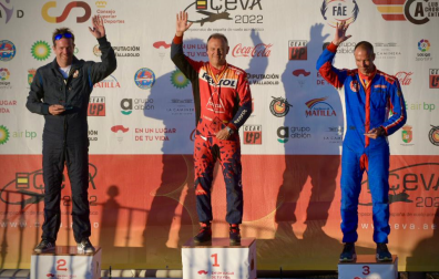 Podio del Campeonato de España de Vuelo Acrobático