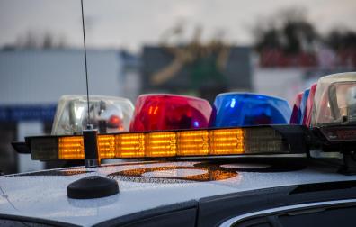 Imagen de recurso de los luminosos de un coche de Policía