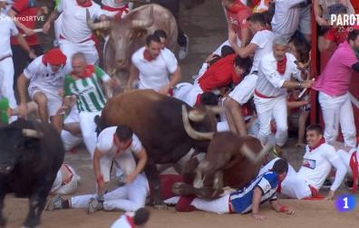 Encierro del 7 de julio 2022. Toros de Núñez del Cuvillo.