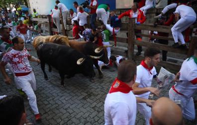 Encierro del 7 de julio 2022. Toros de Núñez del Cuvillo.