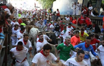 Fotos del cuarto encierro de San Fermín 2022