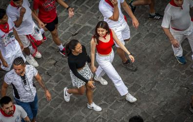 Fotos del octavo encierro de San Fermín
