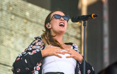Rigoberta Bandini, en su concierto en el festival BBK Live