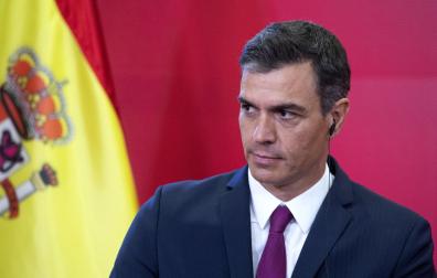 Pedro Sánchez, este domingo en Macedonia del Norte