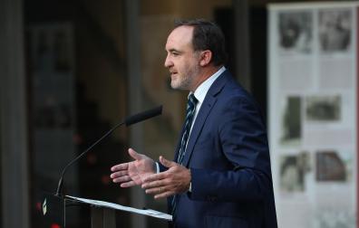 Javier Esparza, presidente de UPN y portavoz de Navarra Suma